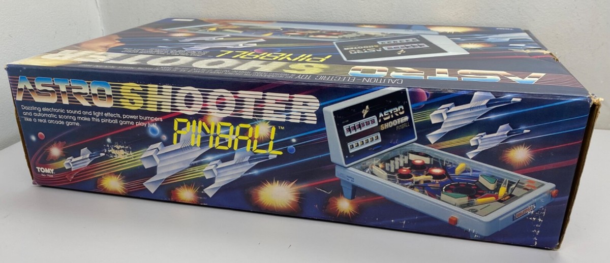 Vintage 1983 TOMY Astro Shooter Pinball Machine # 7024 + Vintage 1983 TOMY Astro Shooter Pinball Machine # 7024 +