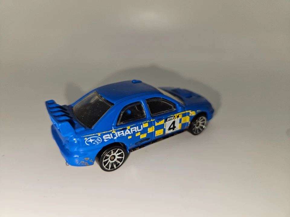 Hot Wheels Subaru Impreza WRX STI 2004 World Rally WRC Dune Racers (BLUE, LOOSE) - Image 4 of 4