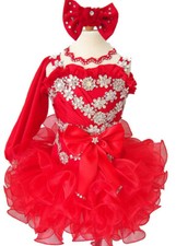 Jenniferwu Toddler Girls Lace Princess Wedding Pageant Dress for Toddler Girl