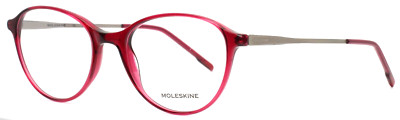 MOLESKINE MO1114 40 Pink Womens Semi Cat Eye Full Rim Eyeglasses 50-18-145 B:40