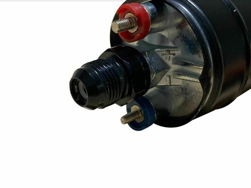380LPH Fuel Pump External Inline For Bosch 044 AEM Check Valve 10AN 8AN 1000HP - Foto 7 di 8