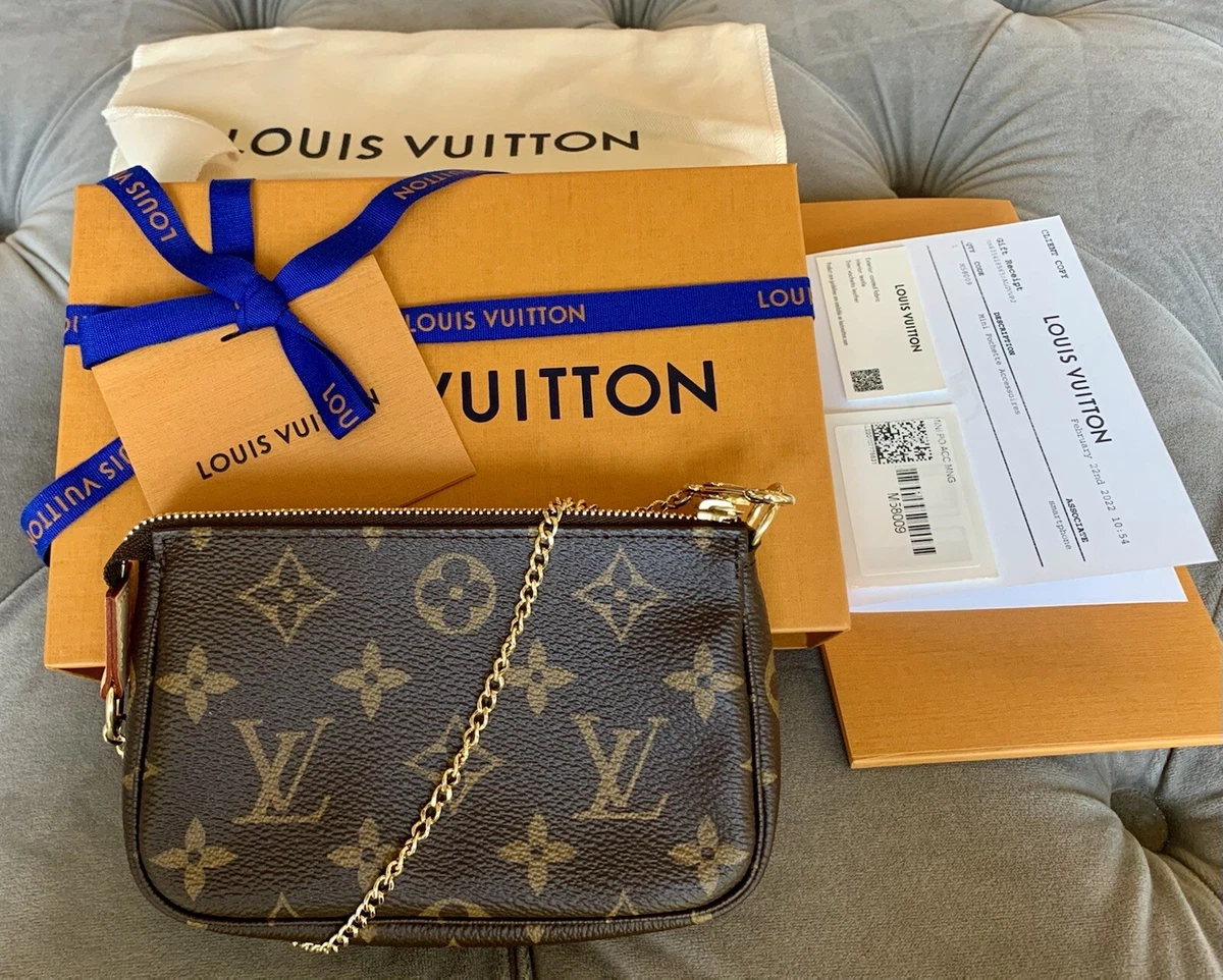 Louis Vuitton Pochette Accessoires Monogram Mini Brown