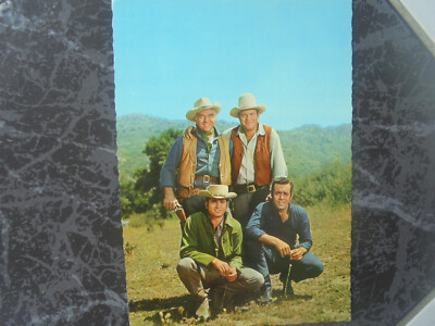 TOP BONANZA Farbfoto - alle 4 Cartwrights Little Joe, Adam, Ben und Hoss! RAR!!