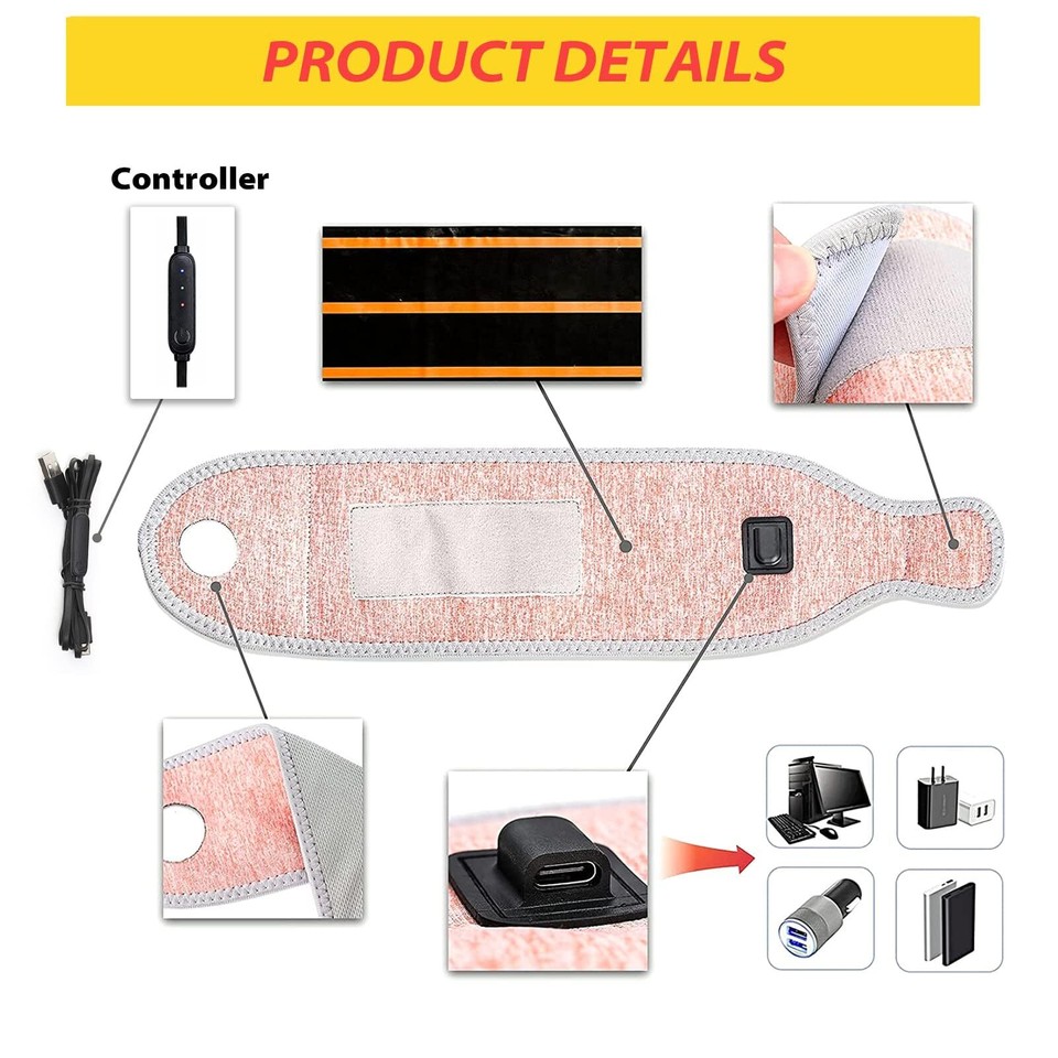 Wrist Warmer 2 Packs Electric Heating Pad for Wrist and Hand, Auto