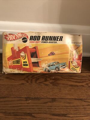1969 MATTEL Redline HOT WHEELS ROD RUNNER HAND SHIFT POWER BOOSTER NEW OPEN  BOX