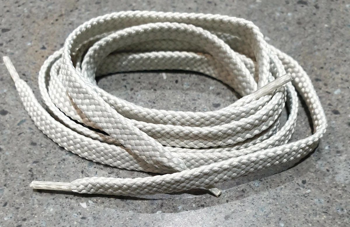 Light grey flat shoelaces sale