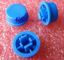 100pcs Blue Round Tactile Button Caps For 12 12 7.3mm Tact Switches J4