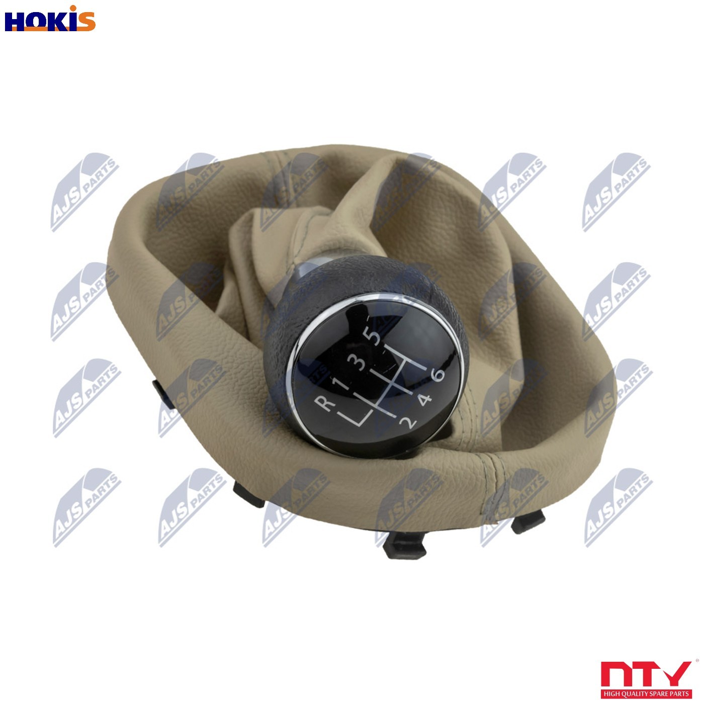 Gear lever knob beige 6-Speed Manual Transmission GZB-VW-022 NTY for VW TOURAN - Image 8