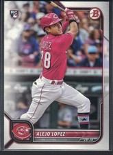 2022 Bowman Paper Base - Alejo Lopez #93 (RC) Reds