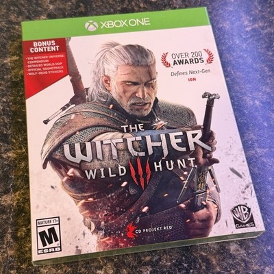 The Witcher 3: Wild Hunt Microsoft Xbox One, 2015) Factory Sealed w/ Slip Cover