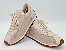 Michael Kors Rhodes Trainer Sneakers - Cream w/ Rhinestones - US Women's 8M