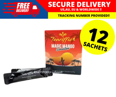 Teariffic Magic Mango Sensation Sexual Men Herb Energy Coffee 1 Box (12 Sachets)