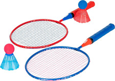 Franklin Sports Badminton Racket Set - Smashminton, Oversize - 2 Player Backyard