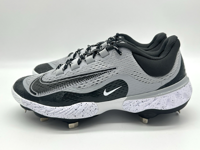 Nike Alpha Huarache Elite 4 Low Men's Size 9.5 Baseball Cleat Gray