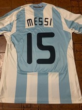 ARGENTINA JERSEY MESSI 2008 OLIMPIC GAMES JERSEY - UNIQUE !
