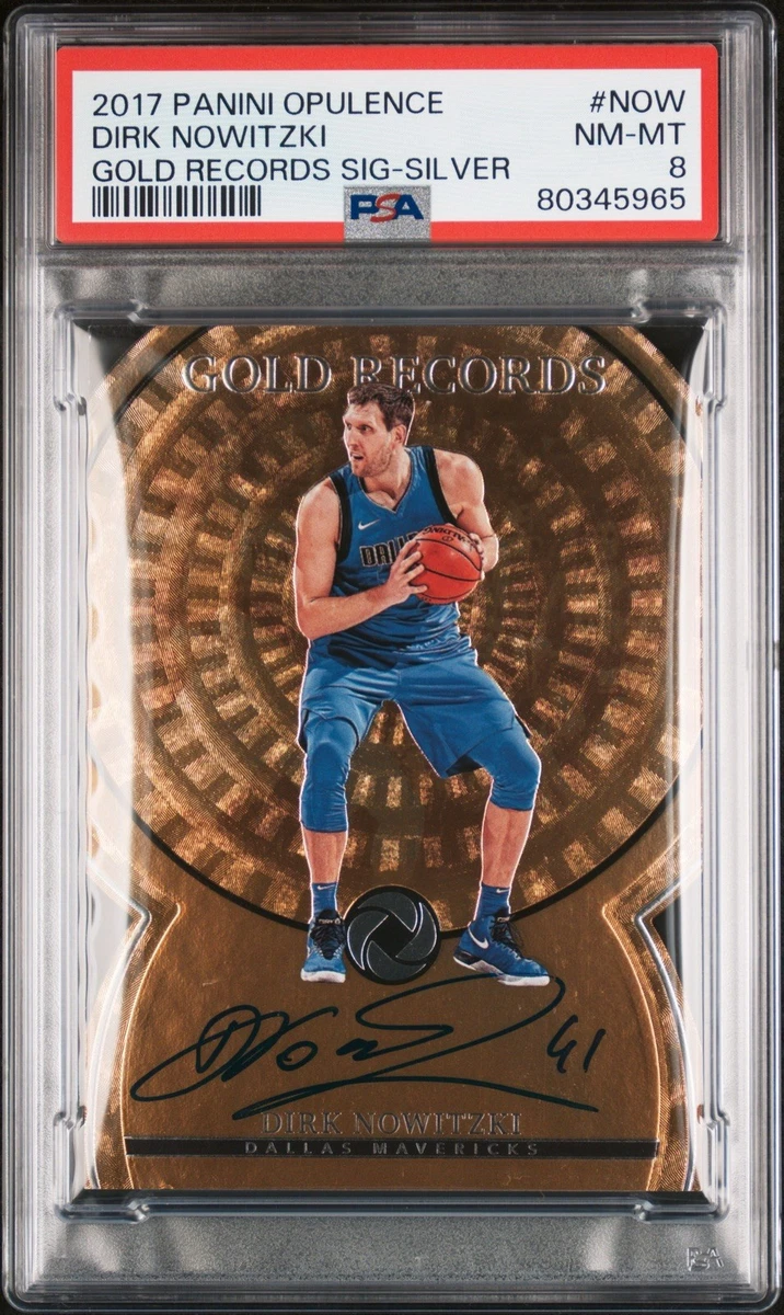 Panini Dirk Nowitzki Basketball Autographed Sports Trading Cards