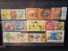UGANDA    BRIEFMARKEN  GESTEMPELT LOT   C  1617