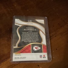 Panini 2023 Select Patrick Mahomes II Chiefs Club Level Prizm #226 Die Cut