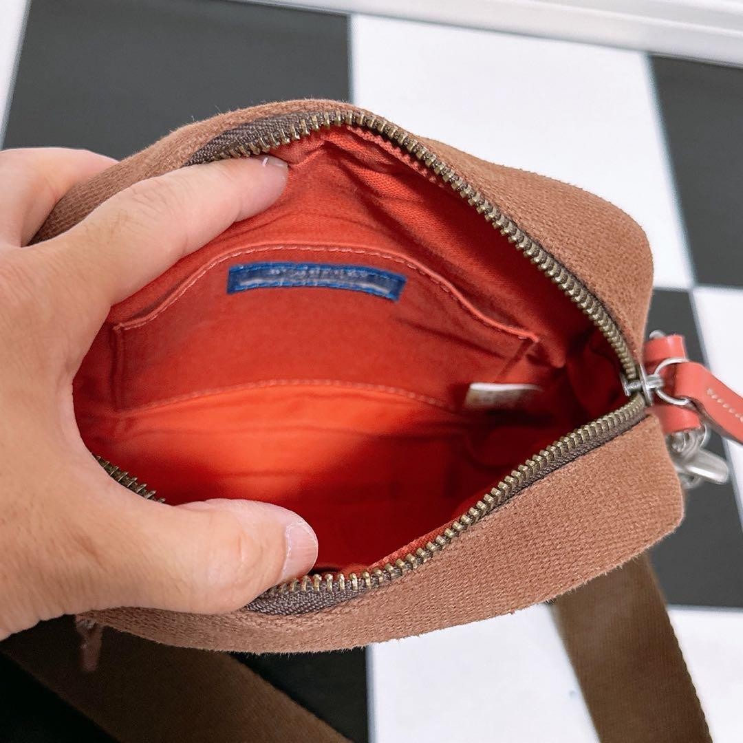 Burberry Blue Label Shoulder Bag Nova Check Crossbody Bag Compact Beige New thumbnail 9