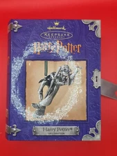 2000 Hallmark Keepsake Ornament Harry Potter Pewter  Quidditch Flying on Broom A
