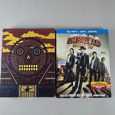 Zombieland Steelbook and Zombieland Double Tap Blu-Rays