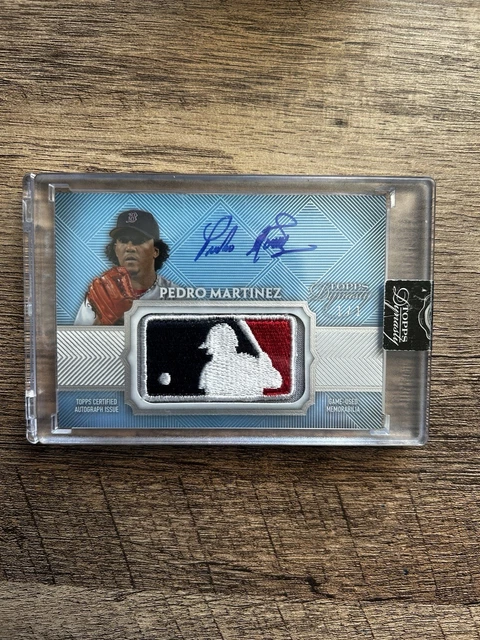 2017 Topps Dynasty Pedro Martinez 1/1 Logoman Auto HOF Red Sox