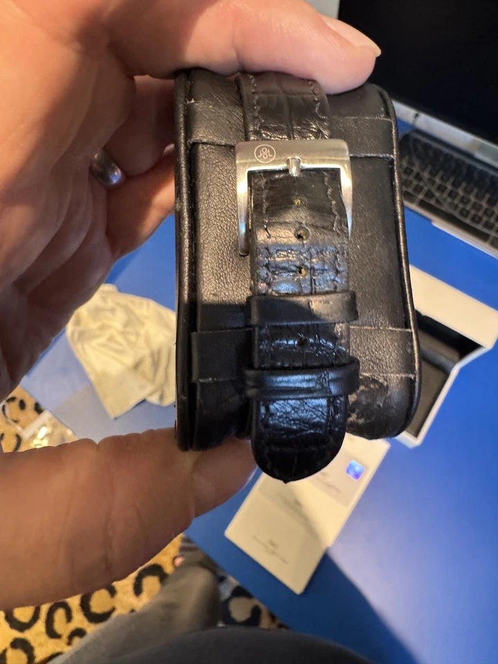 IWC Fliegerchronograph Fliegeruhr am Lederarmband - Bild 2 von 4