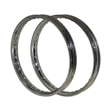 Felgen Satz Set Chrom 1,6 x 19 Zoll für Hercules K 50 RL Bj. 1974-1980