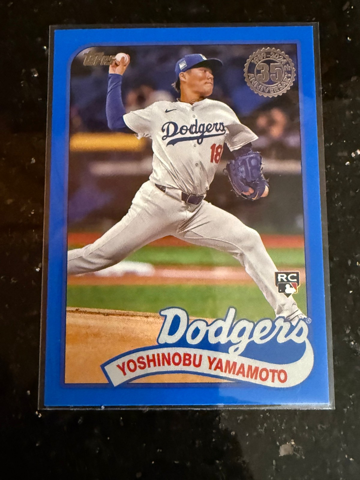 2024 Topps Update 1989 Topps Baseball Yoshinobu Yamamoto #89US-29 Blue Dodgers