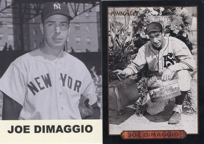 Joe DiMaggio Lot of 2 1988 BaseBall Card Kingdom/1993 Score Pinnacle SF Seals