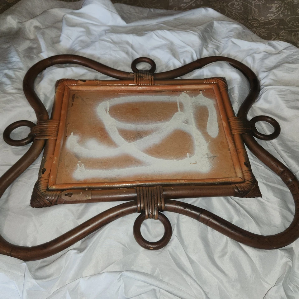 Art Wall Wicker Bamboo Rattan Bulletin Board - Image 3 of 4