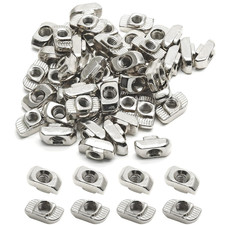 50 Pcs 4040 Series Sliding T Nuts Metric M8 Thread Slide in Hammer Head T-Nut, S