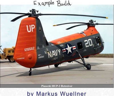 RARE model! Vertol Piasecki HUP-2 by Battle Axe | No. 48BA06 | 1:48