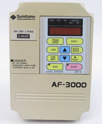 Sumitomo AF-3000 Digital AC Motor Drive VFD Inverter 3 Phase 200/230V
