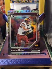 2024 Panini Donruss Optic /16 Austin Ekeler Football Emoji Prizm #198 Commanders