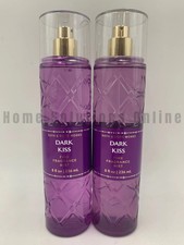 2 Pack lot Bath  Body Works Dark Kiss Fine Fragrance Mist 8 oz each