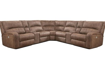 Polaris Kahlua 7 Piece Power Reclining Adjustable Headrests Sectional