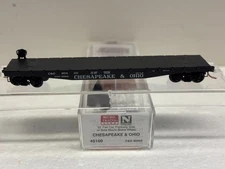 N Scale Micro Trains MTL 45100 Chesapeake & Ohio C&O 80400 Flat Car