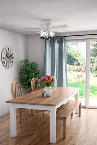 Hunter Fans - Crestfield 42 Inch Low Profile Ceiling Fan with LED Light Kit and - Picture 2 of 4