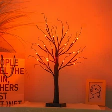 Spooky Halloween Tree Light Indoor Decoration.