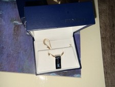 Frey Wille Fire Enameled Gold Tone Wave Cubist Pendant No Chain Rare Find