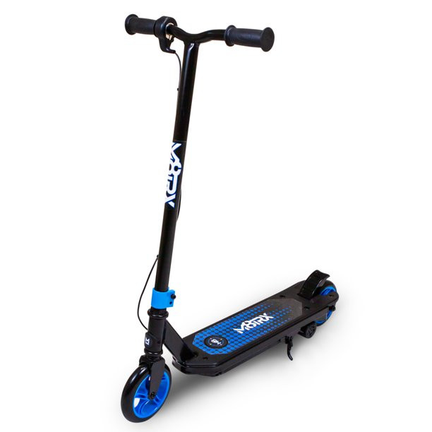 M8TRIX Blue 12V Electric Scooter for Kids Ages 6-12
