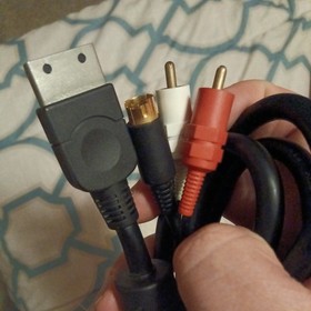 Official SEGA Dreamcast S-Video Cable Black HKT-8000 DC