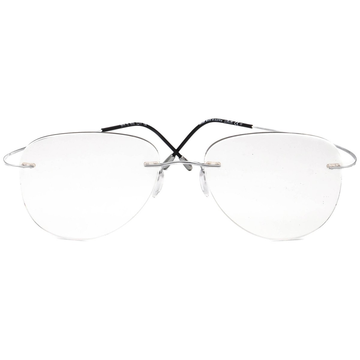 Silhouette Eyeglasses 5515 70 7010 Must Collection Silver Rimless