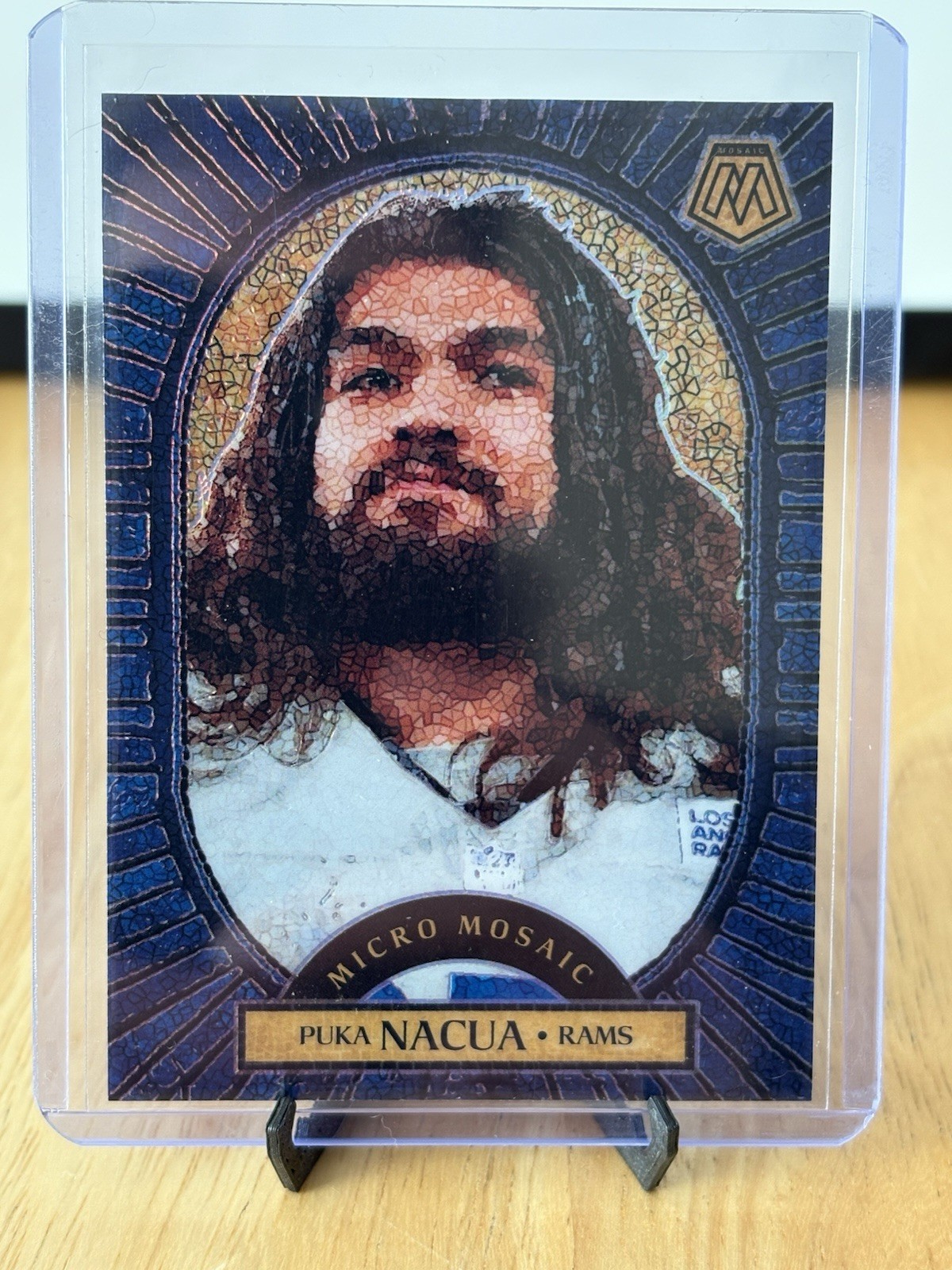 2025 Panini Mosaic Puka Nacua Micro Mosaic SSP Case Hit