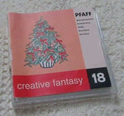 Pfaff Emb Machine Creative Fantasy #18 Christmas  7570 7560 2140 2170 used HTF
