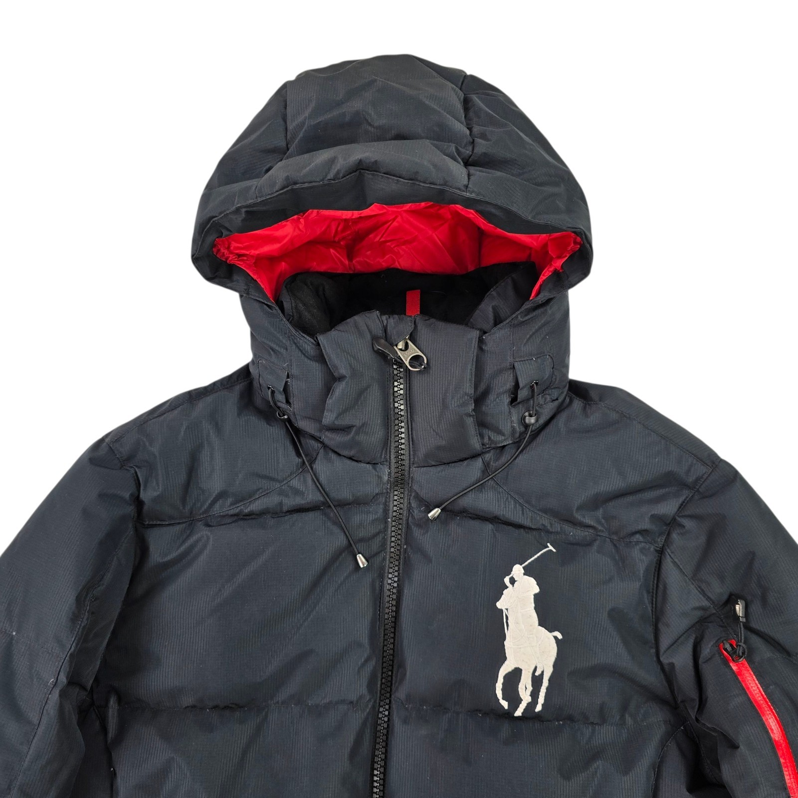 Polo Ralph Lauren Big Pony Tyrol Piumino Giacca Nero Uomo Medium