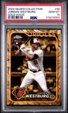 2024 TOPPS GILDED COLL GOLD WAVE #98 JORDAN WESTBURG 73/75 PSA 10