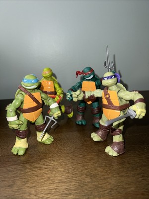 2012 Viacom Lot Of 4 Teenage Mutant Ninja Turtles TMNT