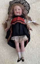 Antique Celluloid German Costume Doll